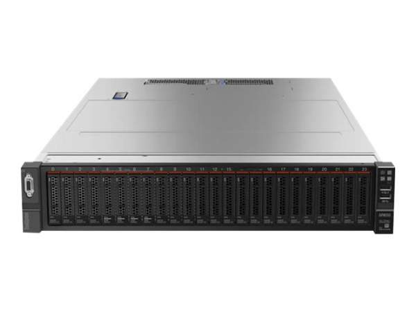 Lenovo - 7X06A0JYEA - ThinkSystem SR650 7X06 - Server - rack-mountable - 2U - 2-way - 1 x Xeon Silver 4210R / 2.4 GHz - RAM 32 GB - SAS - Hot-Swap 6.4 cm (2.5")