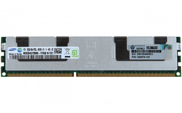 HPE - 627810-B21 - 32GB DDR3-1066MHz - CL7 32GB DDR3 1066MHz Speichermodul