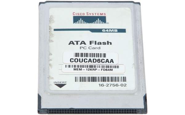Cisco - MEM-12KRP-FD64M - Cisco 12000 Series 64MB PCMCIA ATA Flash Disk