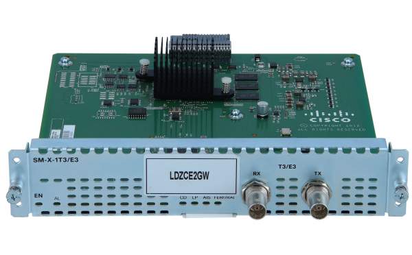 Cisco - SM-X-1T3/E3= - One port T3/E3 Service module