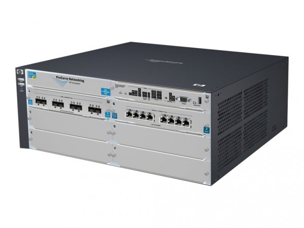 HP - J9866A - HP 5406 v2 zl Switch, 8x 10GBASE-T-Anschluesse, 8 10GbE-SFP+-Anschluesse, mit Prem