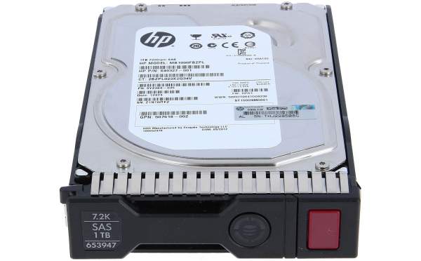 HP - 652753-B21 - HP 1TB 6G SAS 7.2K 3.5in SC MDL HDD