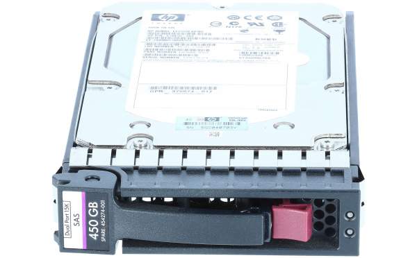 HPE - EF0450FARMV - HP 450GB SAS 6G 15K RPM HOT PLUG LFF - Festplatte - Serial Attached SCSI (SA