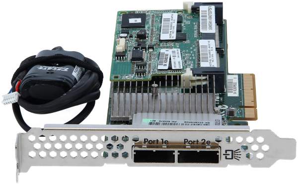 HPE - 631674-B21 - SmartArray P421/2GB - SAS - SATA - PCI Express x8 - 0,1,1+0,5,50 - 6 Gbit/s - 2048 MB - DDR3