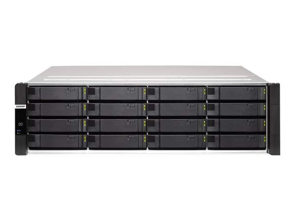 QNAP - ES1686DC-2123IT-64G - ES1686DC - NAS server - 16 bays - rack-mountable - SAS 12Gb/s - RAID 0