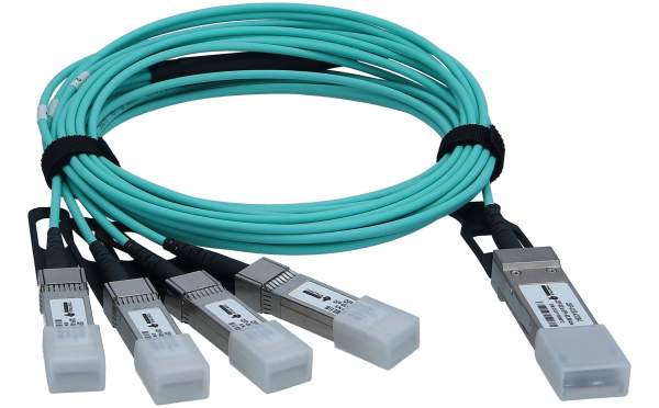 Tonitrus - QSFP-4X10G-AOC5M-C - kompatibel Netzwerkkabel - QSFP (M) bis SFP+ (M)