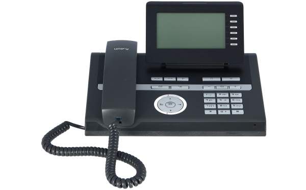 Unify - L30250-F600-C249 - OpenStage 40 G HFA V3 - IP Phone - Nero - Cornetta cablata - Scrivania/Parete - 1000 Mbit/s - 6 linee
