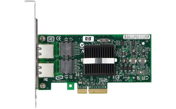 HP - 412648-B21-HP - NC360T DUAL PORT PCI-E GIGABIT NIC - HIGH PROFILE BRKT