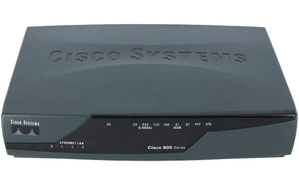 Cisco - CISCO878-SEC-K9 - 878 - WAN Ethernet - Fast Ethernet - Nero