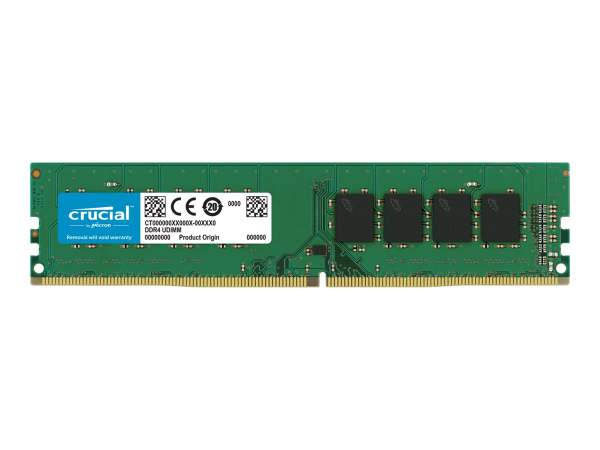 Crucial - CT8G4DFRA32A - DDR4 - module - 8 GB - DIMM 288-pin - 3200 MHz / PC4-25600 - CL22 - 1.2 V -