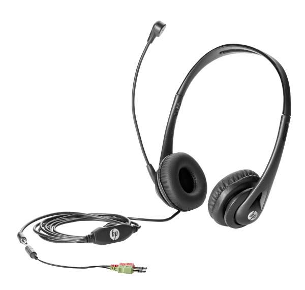 HP - T4E61AA - Business Headset v2 - Headset - 459 g - Schwarz