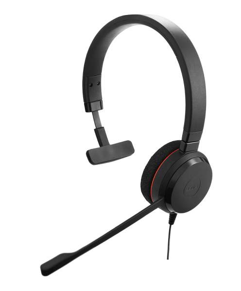 Jabra - 4993-823-189 - Evolve 20 MS mono - Headset - on-ear - convertible - wired - USB-C - noise isolating