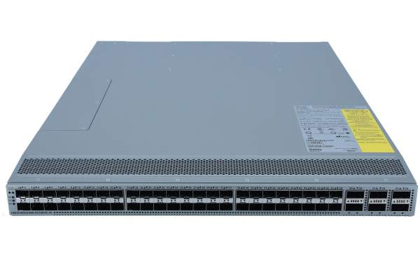 Cisco - N9K-C93180YC-FX - Nexus 9300 with 48p 1/10/25G, 6p 40/100G, MACsec