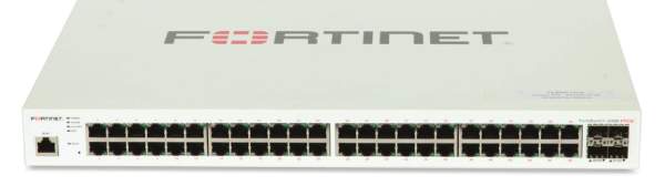 Fortinet - FS-248E-FPOE - Layer 2/3 FortiGate switch controller compatible PoE+ switch with 48 GE RJ