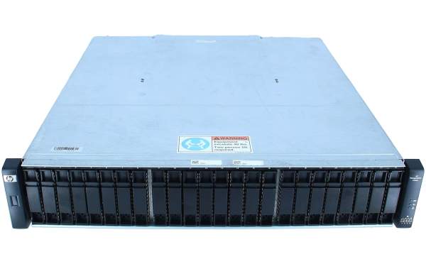 HPE - AP846B - P2000 G3 MSA FC Dual Controller SFF Modular Smart Array System - Serial Attached SCSI (SAS) - 2.5" - 15,9 kg - Armadio (2U)