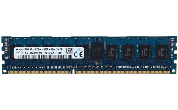 HPE - 731761-B21 - 8GB (1x8GB) Single Rank x4 PC3-14900R (DDR3-1866) Registered CAS-13 Memory Kit - 8 GB - 1 x 8 GB - DDR3 - 1866 MHz - 240-pin DIMM
