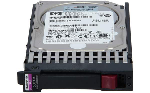 HPE - 492620-B21 - 300GB - 3G - SAS - 10K rpm - SFF (2.5-inch) - Dual Port - 2.5" - 300 GB - 10000 Giri/min