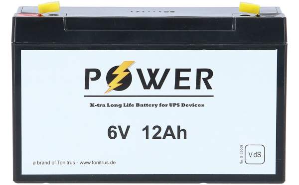 POWER - PB-00011 - battery block 6V - 12Ah
