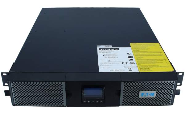 Eaton - 9PX3000IRT2U - 9PX 3000i RT2U - UPS (rack-mountable / external) - AC 200/208/220/230/240 V - 3000 Watt - 3000 VA - 1-phase - RS-232 - USB - output connectors: 10 - PFC - 2U