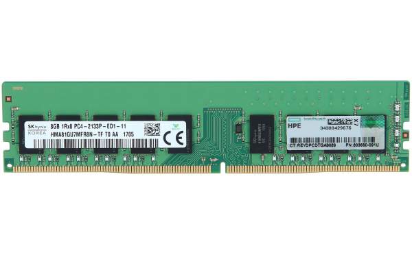 HPE - 819880-B21 - DDR4 DIMM - 8 GB DDR4 2.133 MHz - ECC