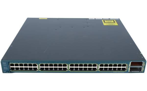 Cisco - WS-C3560E-48TD-E - Catalyst 3560E 48 10/100/1000+2*10GE(X2),265W,IPS s/w