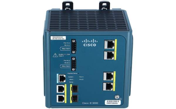 Cisco - IE-3000-4TC-E - Industrial Ethernet 3000 Series - Switch - 100 Mbps - 4-Port
