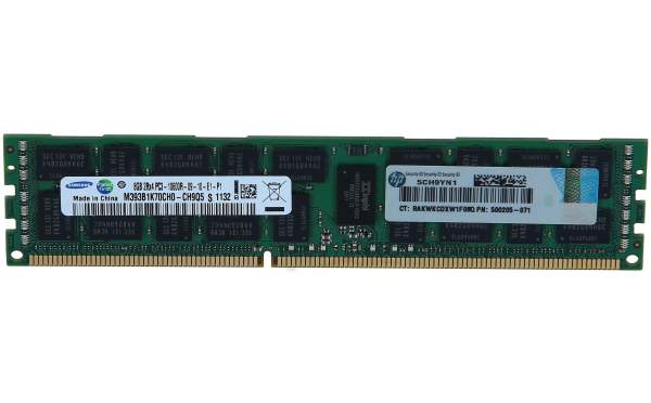 Samsung - 501536-001 - 8GB (1x8GB) Dual Rank x4 PC3-10600 (DDR3-1333) Registered CAS-9 Memory Kit - 8 GB - DDR3