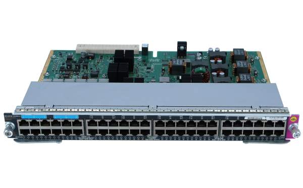 Cisco - WS-X4748-12X48U+E= - Catalyst 4500E 48-Port UPOE w/ 12p mGig and 36p 10/100/1000