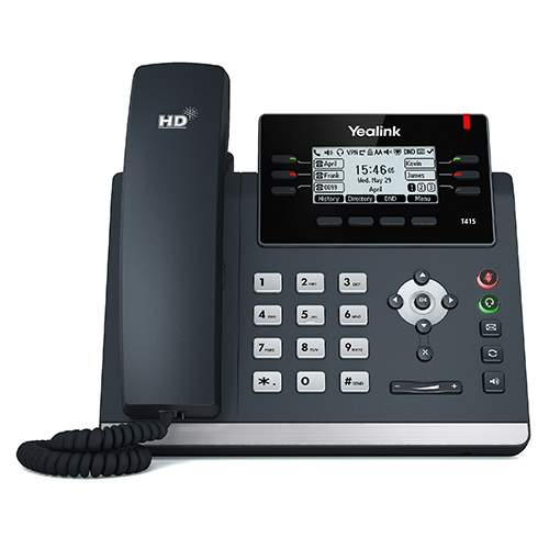 Yealink - SIP-T41S - VoIP phone - 3-way call capability - SIP - SIP v2 - 6 lines