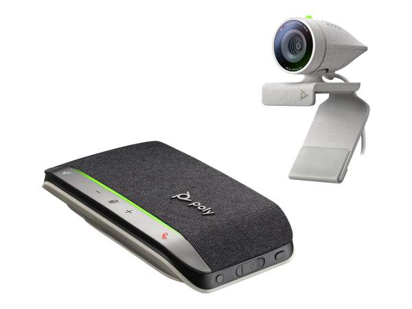 poly - 2200-87150-025 - Studio P5 - Web camera - colour - 720p, 1080p with Poly Sync 20+ Speakerphone