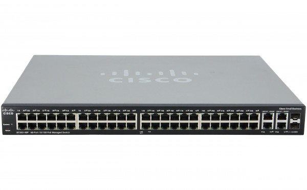Cisco - SF300-48P - Small Business 300 - Gestito - L3 - Fast Ethernet (10/100) - Montaggio rack