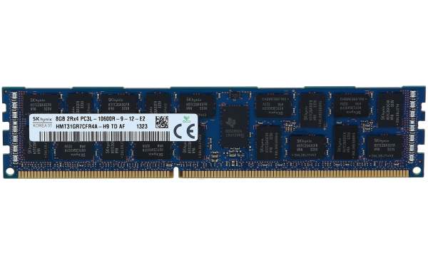 HPE - 647650-071 - HP 8GB (1x8GB) Dual Rank x4 PC3L-10600R (DDR3-1333) Registered CAS-9 Low Volt