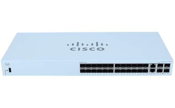 Cisco - CBS350-24S-4G-EU - Business 350 Series CBS350-24S-4G - Switch - L3 - Managed - 24 x Gigabit SFP + 2 x combo Gigabit Ethernet/Gigabit SFP + 2 x Gigabit SFP (uplink) - rack-mountable