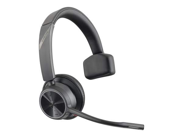 Poly - 218470-01 - Voyager 4300 UC Series 4310 - Headset - on-ear - Bluetooth - wireless - USB-A - Zoom Certified