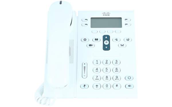 Cisco - CP-6941-W-K9= - Cisco UC Phone 6941, Arctic White, Standard Handset