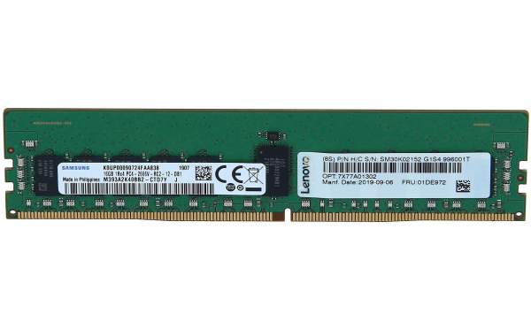 Lenovo - 7X77A01302 - Lenovo TruDDR4 - DDR4 - 16 GB - DIMM 288-PIN