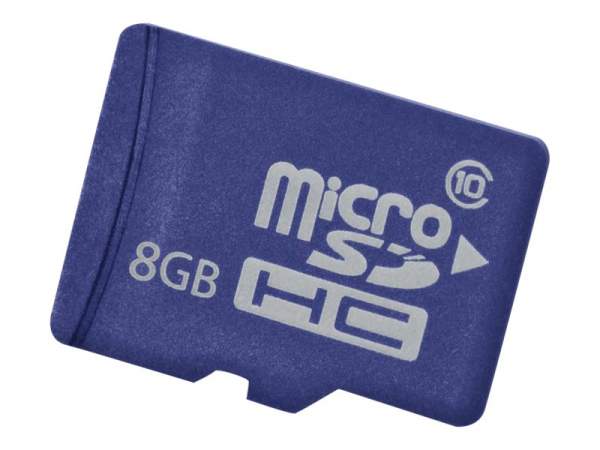 HPE - 726116-B21 - 8GB microSD - 8 GB - MicroSD - Classe 10 - Blu