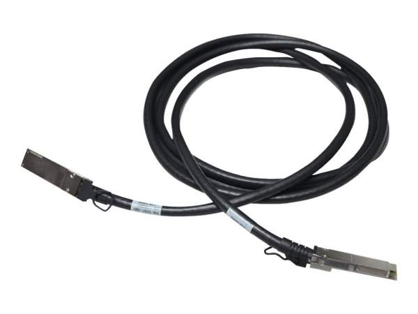 HPE - JG327A - X240 40G QSFP+/QSFP+ 3m 3m Schwarz Netzwerkkabel