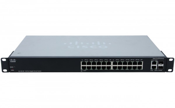 Cisco - SG200-26FP-EU - Small Business Smart SG200-26FP - Switch - Glasfaser (LWL) 1.000 Mbps -