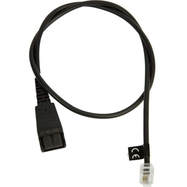 Jabra - 8800-00-37 - Headset cable - RJ-11 male to Quick Disconnect male