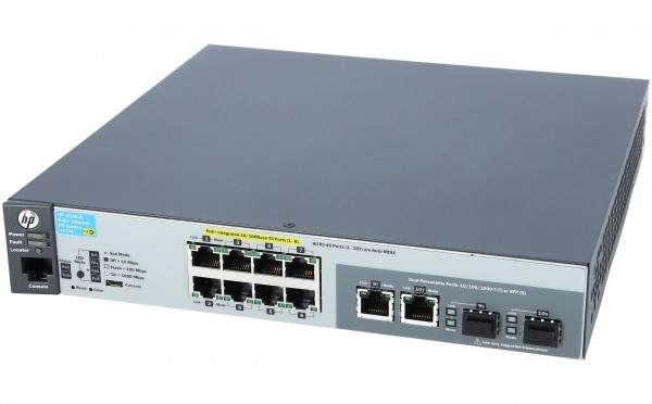 HPE - JL070A#ABB - Aruba 2530 8 PoE+ Internal PS gemanaged L2 Fast Ethernet (10/100) Energie Übe