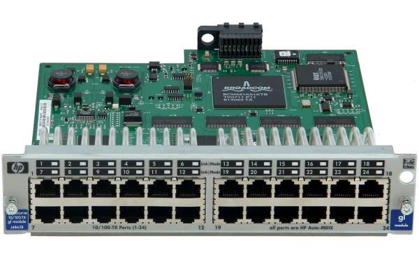 HPE - J4862B - ProCurve 24-PORT 10/100-TX gl switch Module - Rete di accessori - Ethernet