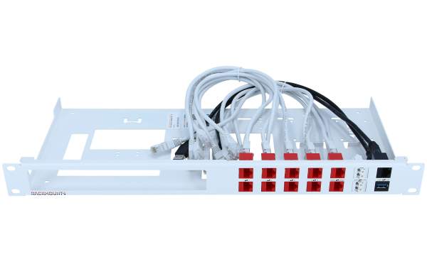 PC HARDW - RM-FR-T15 - Network device mounting kit - rack mountable - RAL 9003 - 1U - 19" - for Fort