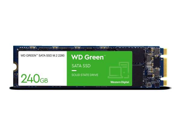 WD - WDS240G3G0B - Green WDS240G3G0B - SSD - 240 GB - internal - M.2 2280 - SATA 6Gb/s