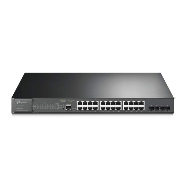 TP-Link - TL-SG3452 - JetStream T2600G-52TS - Switch - Managed - 48 x 10/100/1000 + 4 x Gigabit SFP - rack-mountable