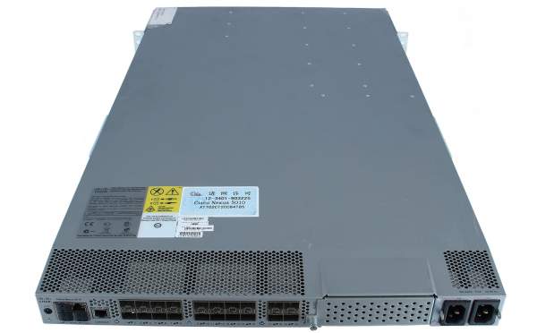 Cisco - N5K-C5010P-BF - Nexus 5000 1RU Chassis no PS - 2 Fan Modules - 20 ports (req SFP+) - 100 - 240 V - 50/60 Hz - 0 - 40 °C - -40 - 70 °C - 5 - 95