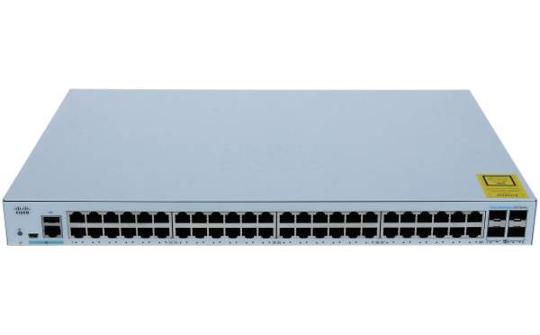Cisco - CBS350-48T-4X-EU - CBS350-48T-4X-EU - Gestito - L2/L3 - Gigabit Ethernet (10/100/1000) - Montaggio rack
