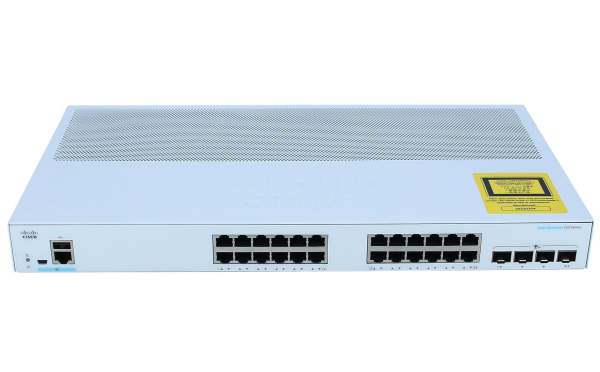 Cisco - CBS250-24T-4X-EU - Business 250 Series - Switch - L3 - smart - 24 x 10/100/1000 + 4 x 10 Gigabit SFP+ - rack-mountable