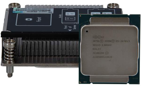 HPE - 726989-B21 - Intel Xeon E5-2670 v3 - Intel® Xeon® E5 v3 - LGA 2011-v3 - Server/workstation - 22 nm - 2,3 GHz - E5-2670V3