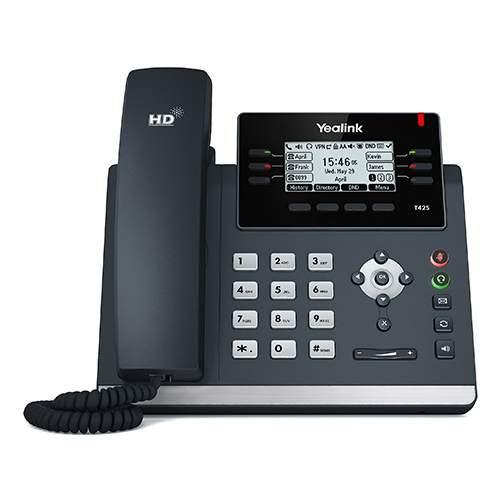 Yealink - SIP-T42S - IP Phone Up to 12 SIP accounts, without PSU (SIP-T42S)